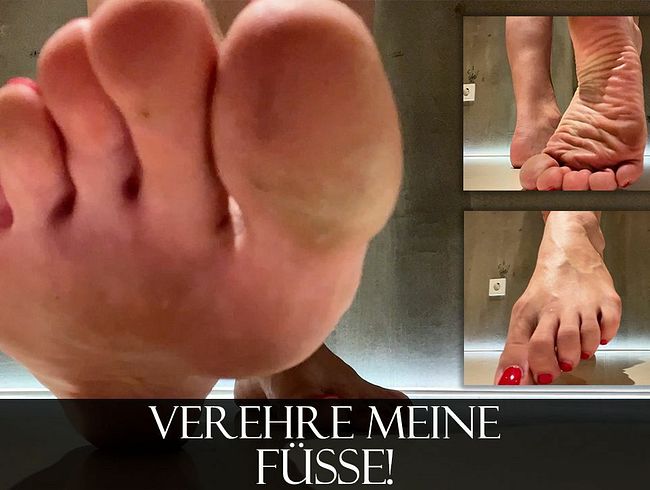 DominaBlackdiamoond's Porno Video: Verehre meine Füße!
