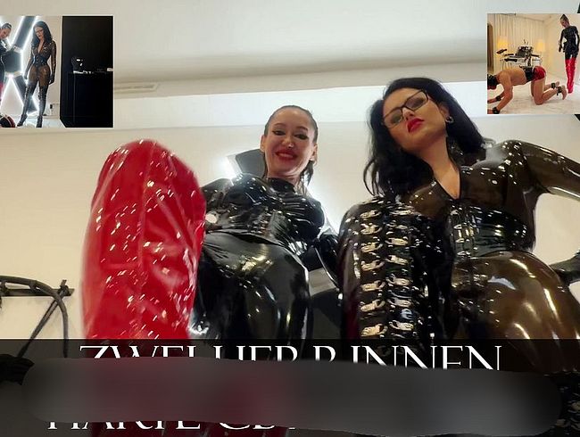 DominaBlackdiamoond's Porno Video: Zwei Herrinnen - harte CBT Lektion