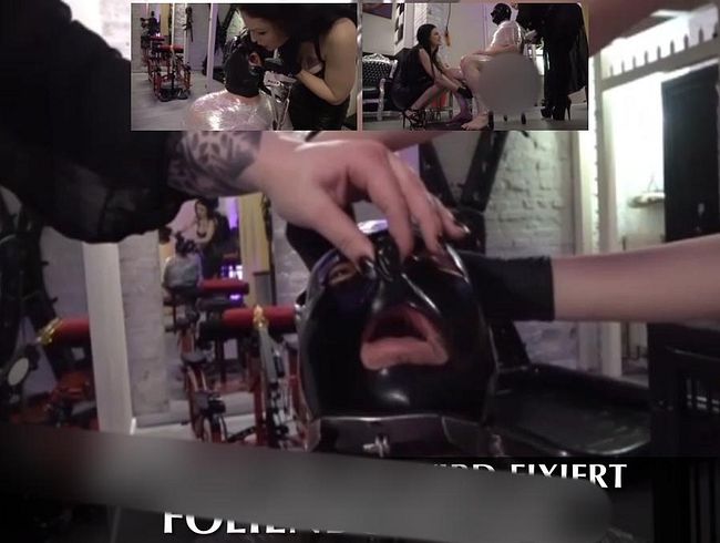 DominaBlackdiamoond Porno Video: Keuscher skla*e wird fixiert