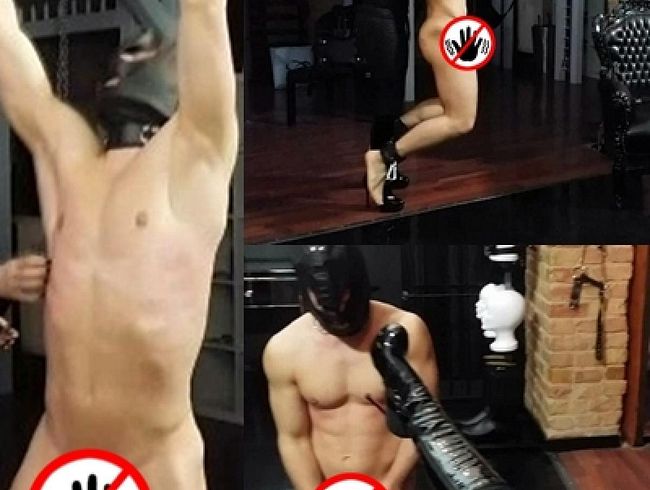 DominaBlackdiamoond Porno Video: Kitzelfol**r bis zum einpi**en
