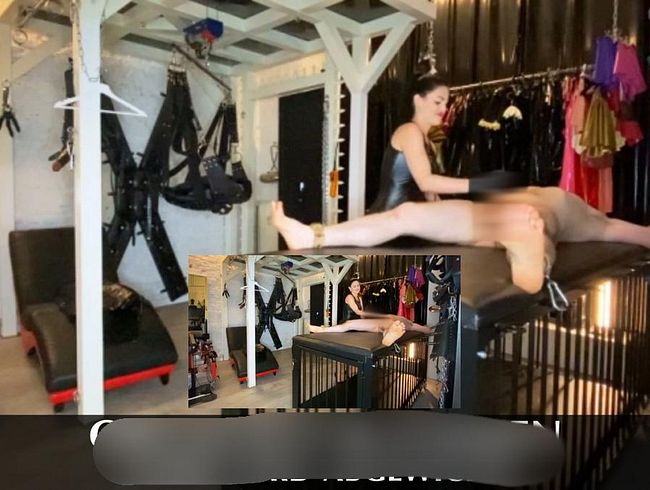 DominaBlackdiamoond Porno Video: Orgasmus ruinieren – Loser wird abgewi**st!