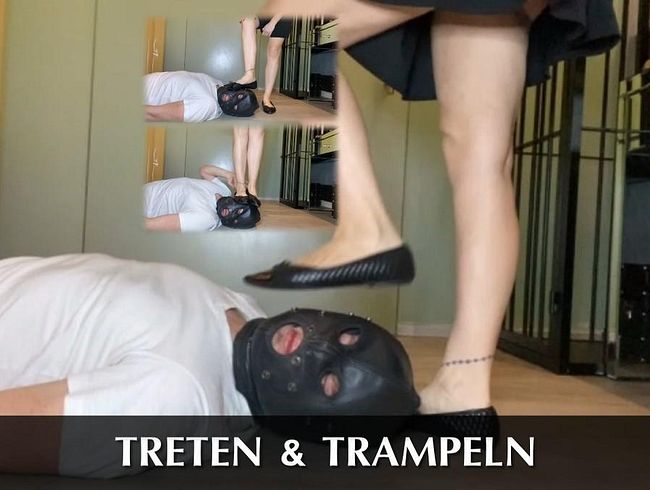 DominaBlackdiamoond Porno Video: Treten und trampeln