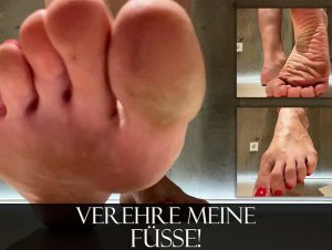 DominaBlackdiamoond Porno Video: Verehre meine Füße!